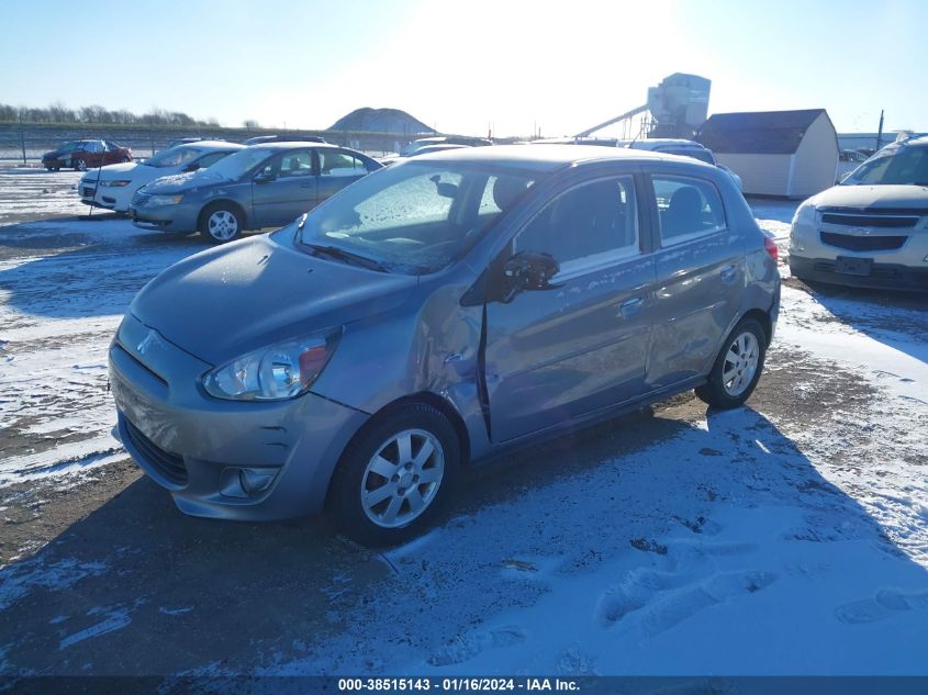 2015 Mitsubishi Mirage Es VIN: ML32A4HJ8FH047977 Lot: 38515143