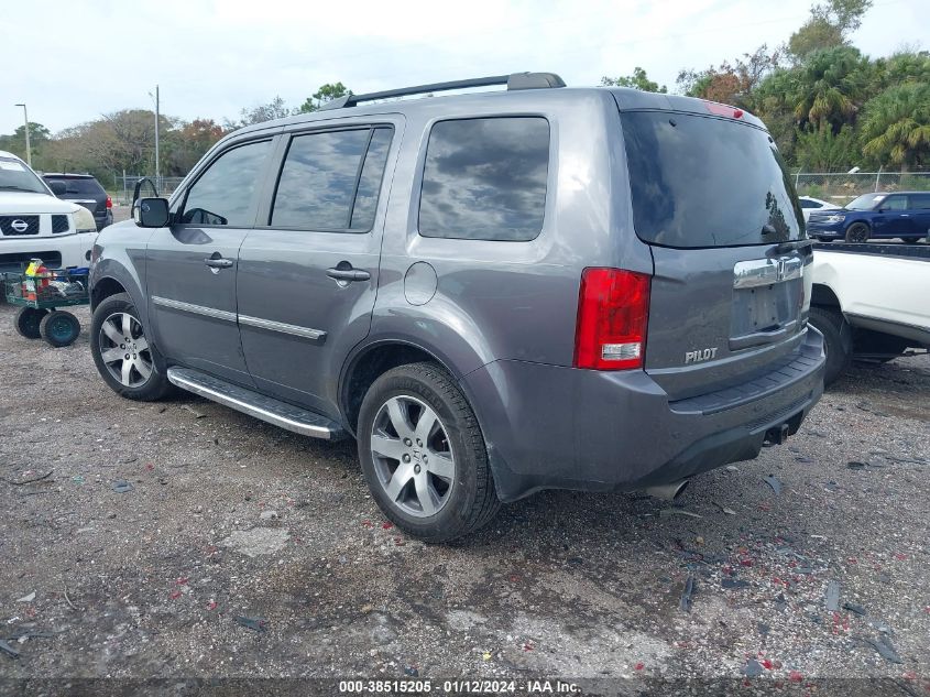 2014 Honda Pilot Touring VIN: 5FNYF3H98EB012637 Lot: 38515205