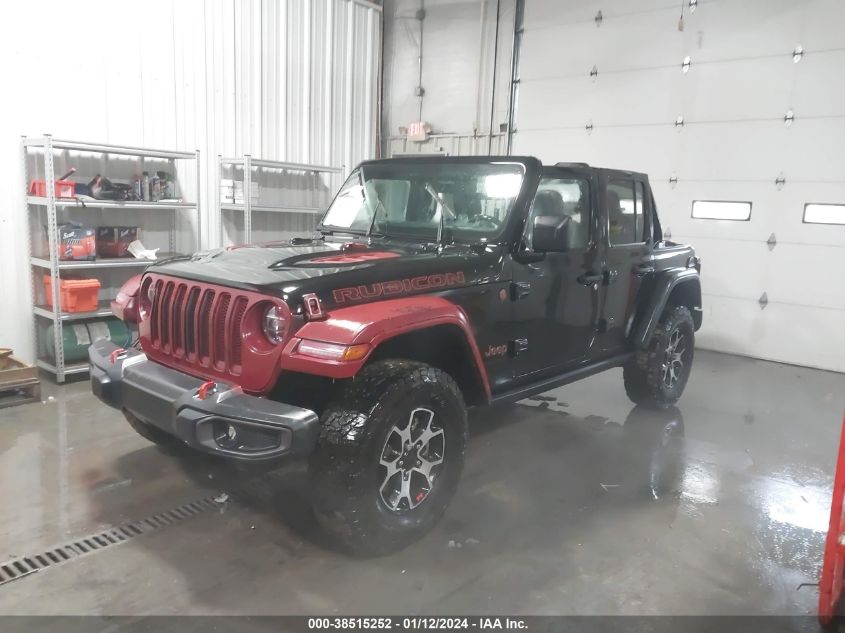 2021 Jeep Wrangler Unlimited Rubicon 4X4 VIN: 1C4HJXFG5MW528665 Lot: 38515252