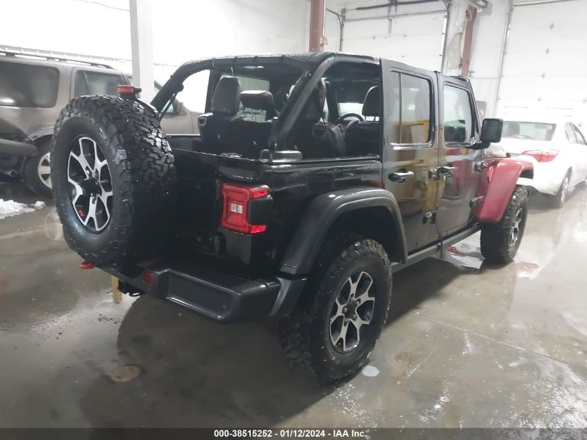 2021 Jeep Wrangler Unlimited Rubicon 4X4 VIN: 1C4HJXFG5MW528665 Lot: 38515252