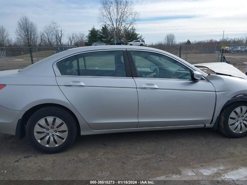 2010 Honda Accord 2.4 Lx VIN: 1HGCP2F35AA130228 Lot: 38515273