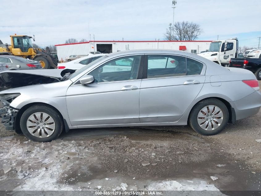 2010 Honda Accord 2.4 Lx VIN: 1HGCP2F35AA130228 Lot: 38515273