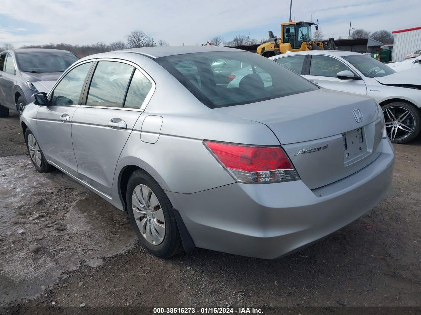 2010 Honda Accord 2.4 Lx VIN: 1HGCP2F35AA130228 Lot: 38515273