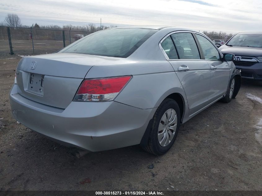 2010 Honda Accord 2.4 Lx VIN: 1HGCP2F35AA130228 Lot: 38515273