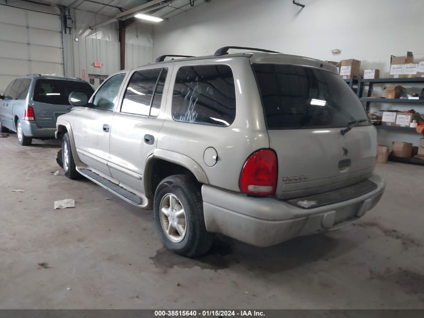 2000 Dodge Durango VIN: 1B4HR28Z8YF225859 Lot: 38515640