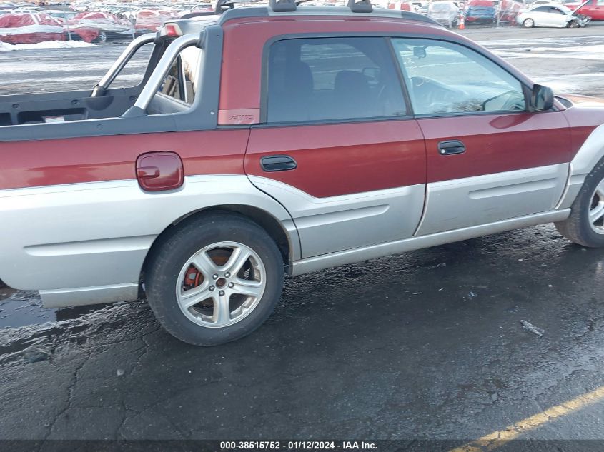 2003 Subaru Baja Sport VIN: 4S4BT62C637115249 Lot: 38515752