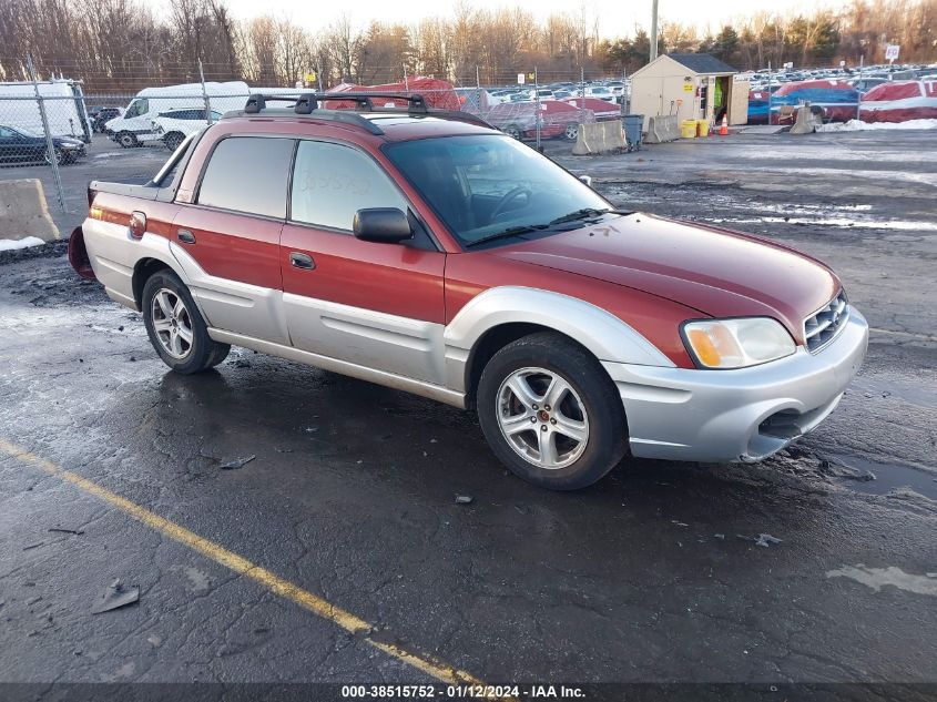 2003 Subaru Baja Sport VIN: 4S4BT62C637115249 Lot: 38515752