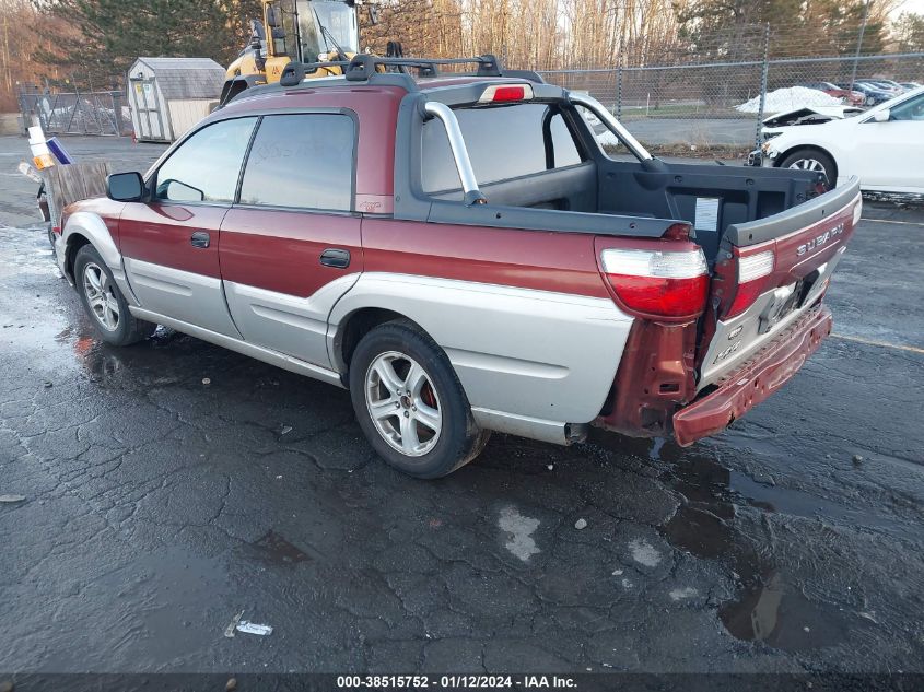 2003 Subaru Baja Sport VIN: 4S4BT62C637115249 Lot: 38515752