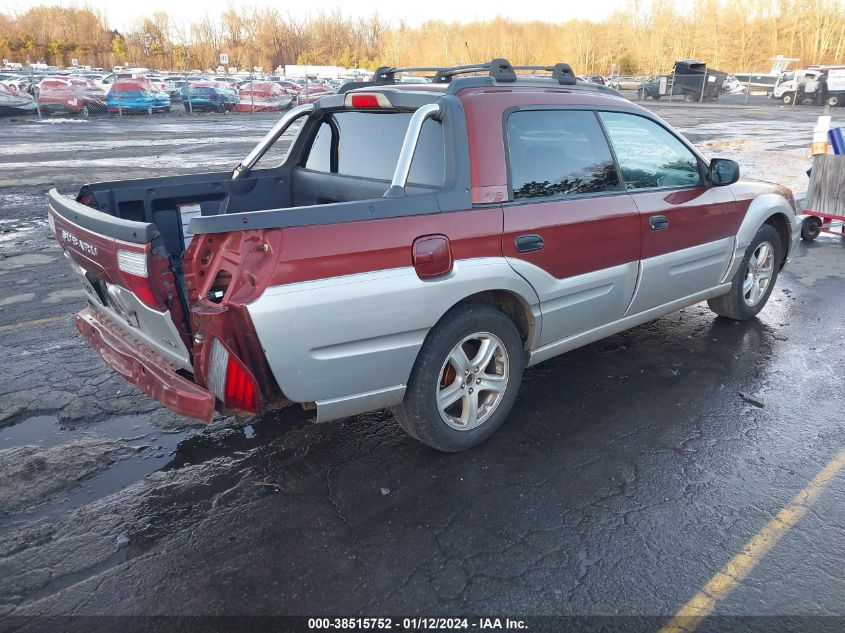 2003 Subaru Baja Sport VIN: 4S4BT62C637115249 Lot: 38515752