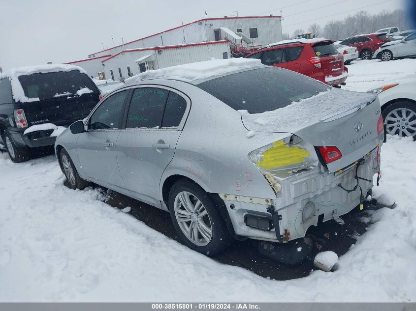 2011 Infiniti G37X VIN: JN1CV6AR5BM351368 Lot: 38515801