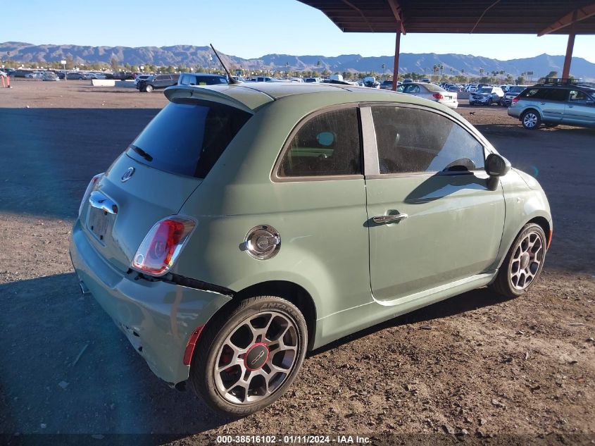 2012 Fiat 500 Sport VIN: 3C3CFFBR5CT233944 Lot: 38516102