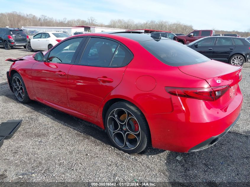 2021 Alfa Romeo Giulia Ti Sport Awd VIN: ZARFANBN8M7640988 Lot: 38516542