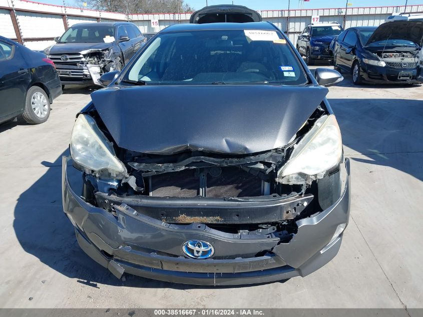 2012 Toyota Prius C Two VIN: JTDKDTB3XC1006957 Lot: 38516667