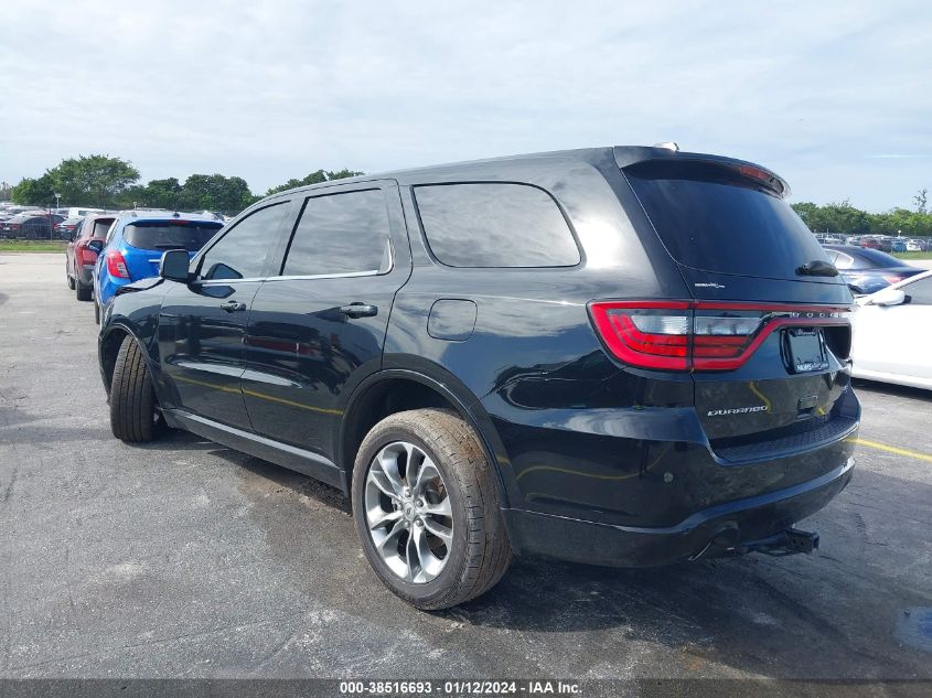 2019 Dodge Durango R/T Rwd VIN: 1C4SDHCT0KC811803 Lot: 38516693