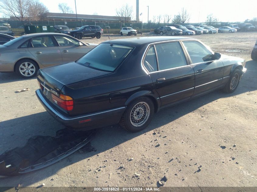 1993 BMW 740 Il Automatic VIN: WBAGD8323PDE86188 Lot: 38516820