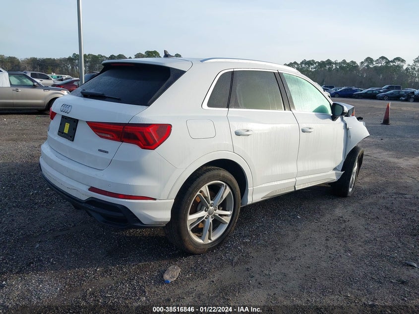 2020 Audi Q3 Premium 45 Tfsi S Line Quattro Tiptronic VIN: WA1DECF38L1125097 Lot: 38516846