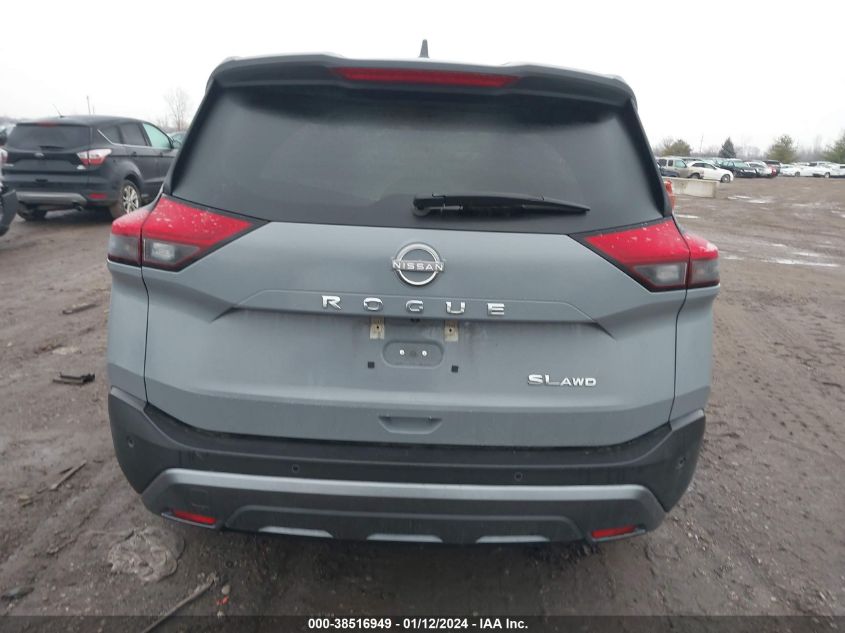 2023 Nissan Rogue Sl Intelligent Awd VIN: 5N1BT3CB4PC801095 Lot: 38516949