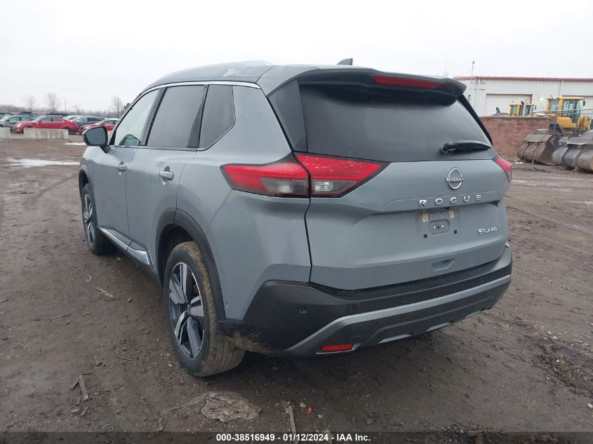 2023 Nissan Rogue Sl Intelligent Awd VIN: 5N1BT3CB4PC801095 Lot: 38516949