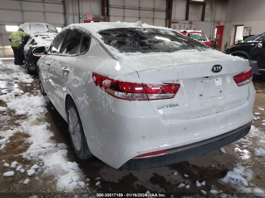 2018 Kia Optima Lx VIN: 5XXGT4L3XJG273370 Lot: 38517169