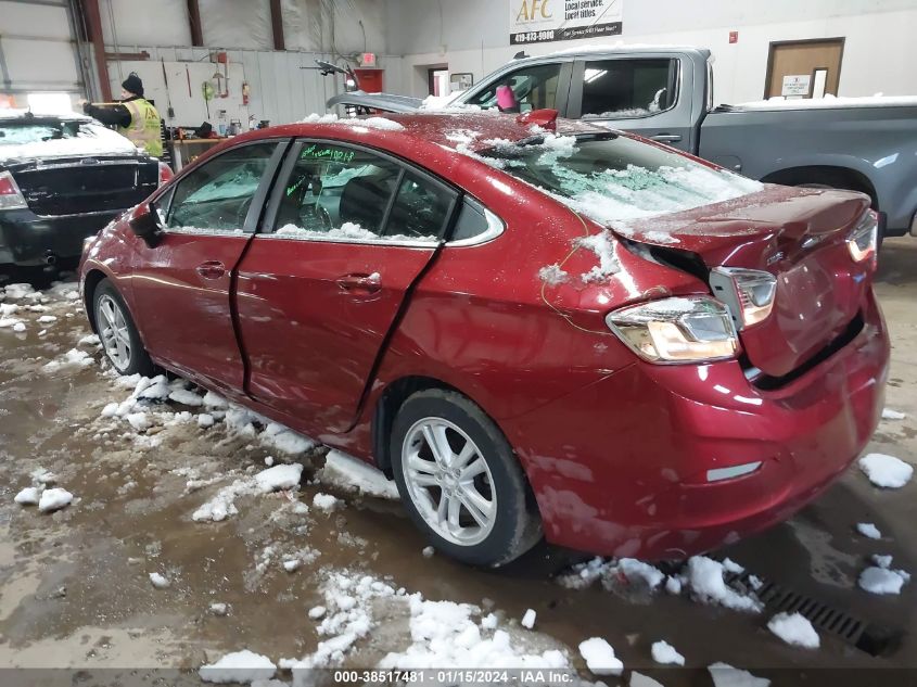 2017 Chevrolet Cruze Lt Auto VIN: 1G1BE5SM2H7130834 Lot: 38517481