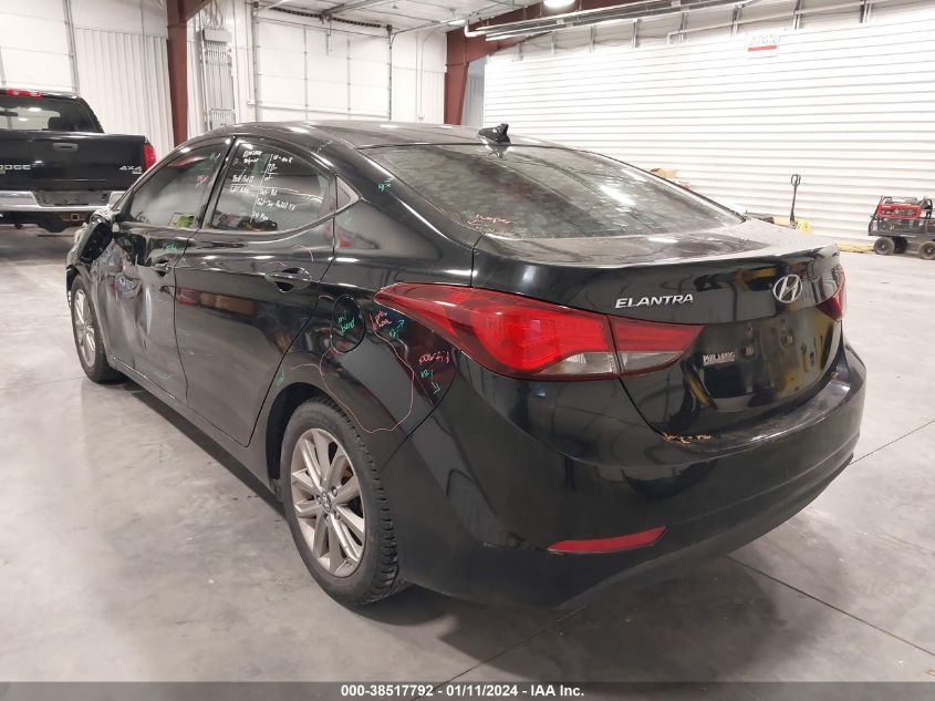 2016 Hyundai Elantra Se VIN: 5NPDH4AE5GH760983 Lot: 38517792