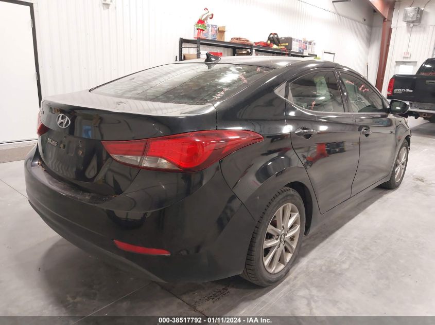 2016 Hyundai Elantra Se VIN: 5NPDH4AE5GH760983 Lot: 38517792