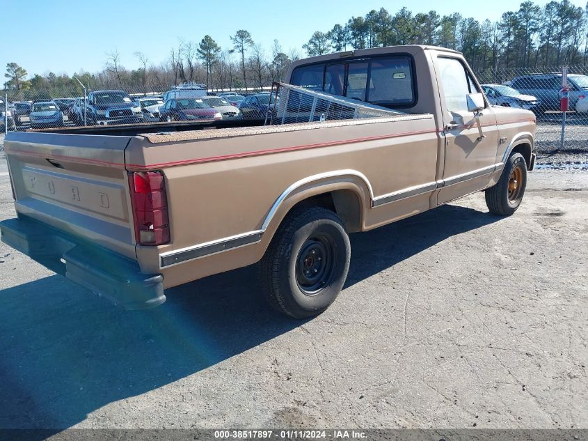 1984 Ford F150 VIN: 1FTDF15Y5ENA68194 Lot: 38517897