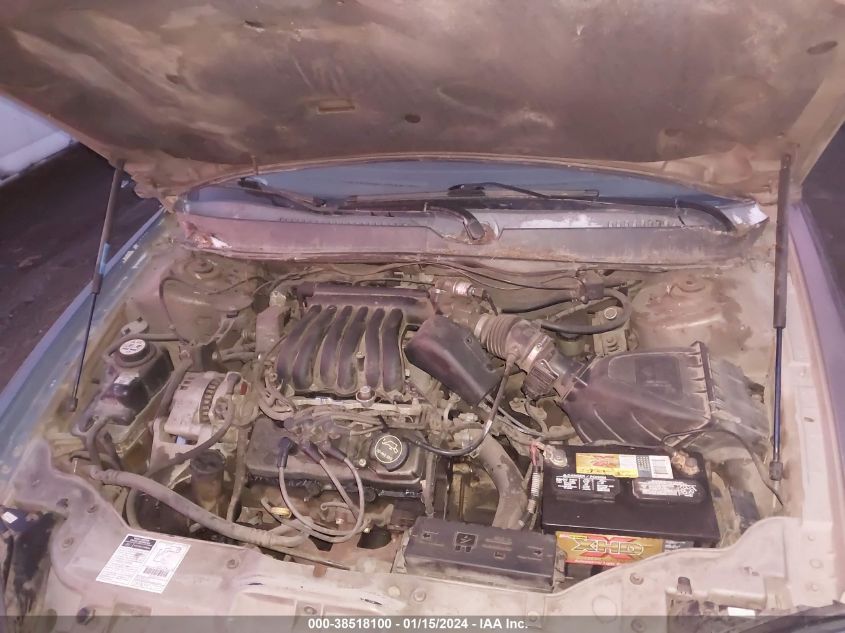 2002 Mercury Sable Gs/Gs Plus VIN: 1MEFM58U12G610680 Lot: 38518100