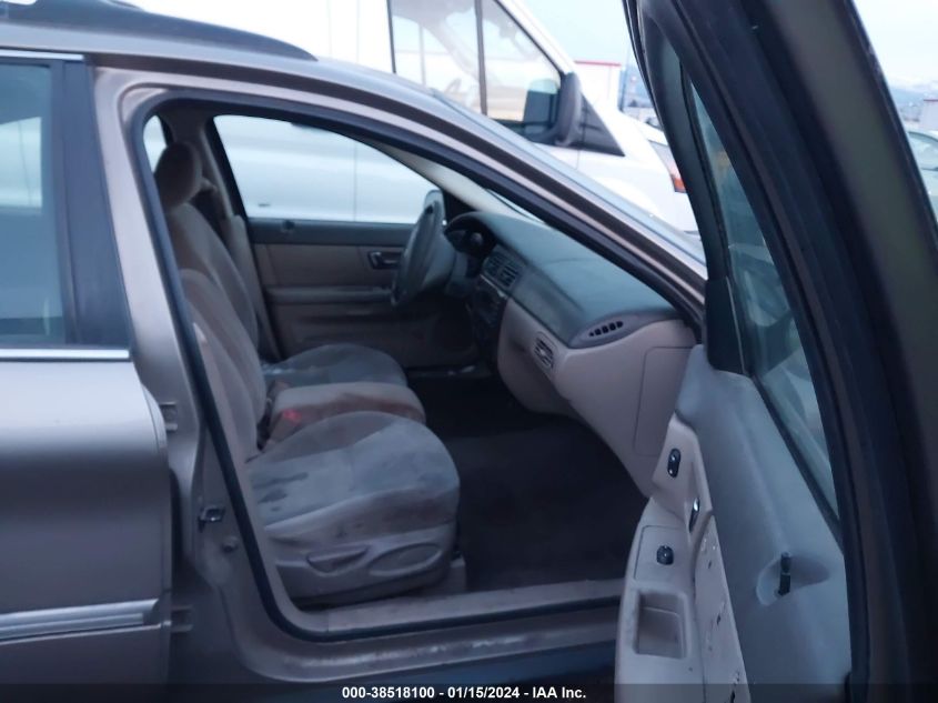 2002 Mercury Sable Gs/Gs Plus VIN: 1MEFM58U12G610680 Lot: 38518100