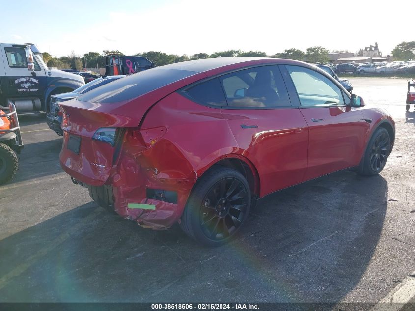 2023 TESLA MODEL Y AWD/LONG RANGE DUAL MOTOR ALL-WHEEL DRIVE - 7SAYGDEE0PF594033