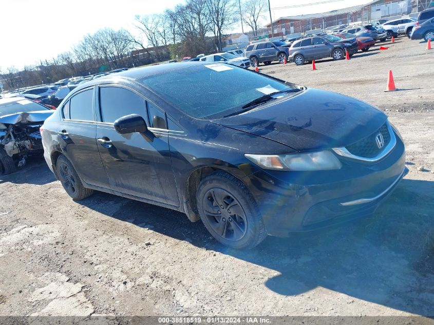 2014 Honda Civic Lx VIN: 2HGFB2F55EH509766 Lot: 38518519