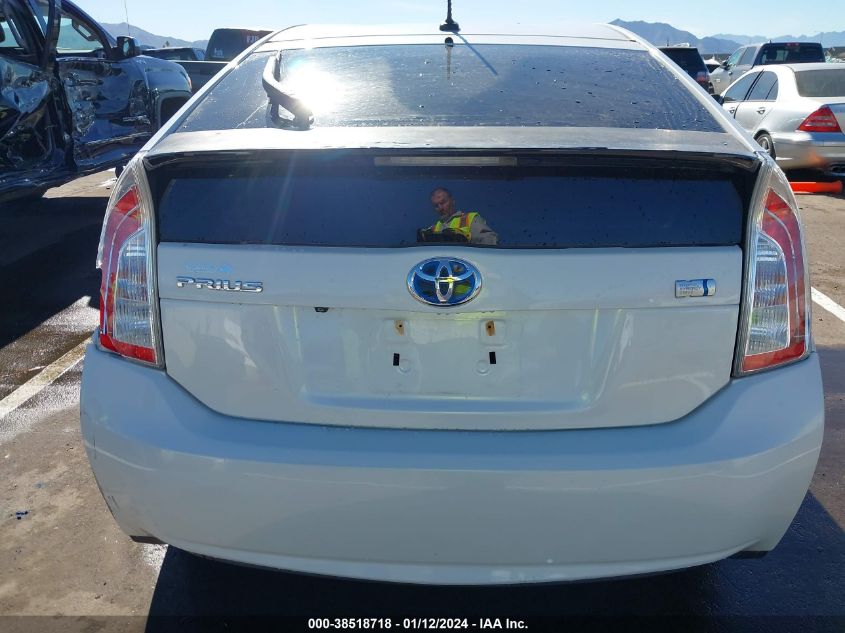 2013 Toyota Prius Three VIN: JTDKN3DU2D0346159 Lot: 38518718