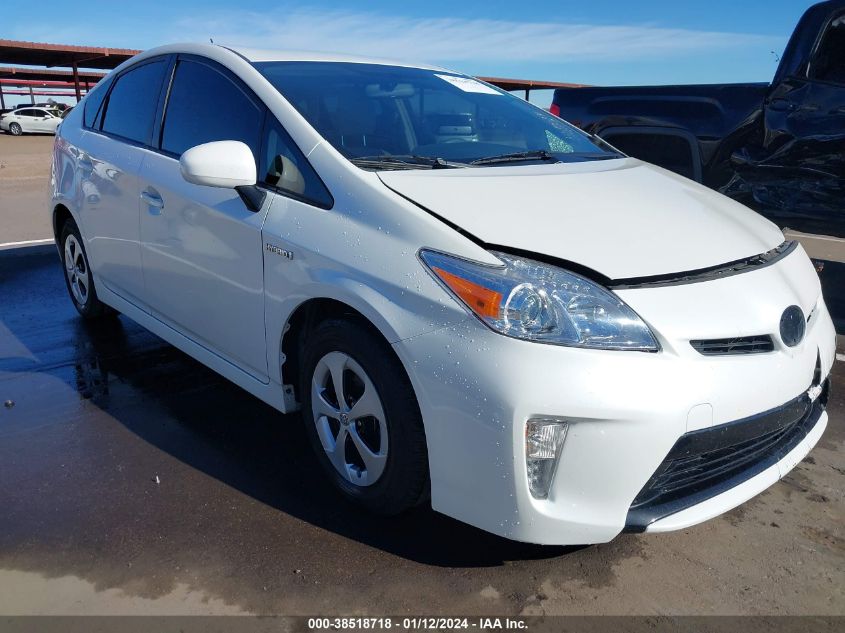 2013 Toyota Prius Three VIN: JTDKN3DU2D0346159 Lot: 38518718