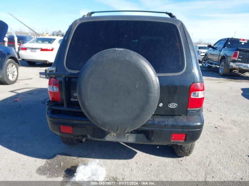 2002 Kia Sportage Base (A4)/Base (M5) VIN: KNDJB723X25123194 Lot: 38519077