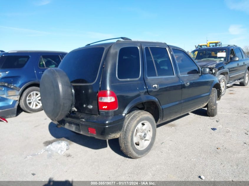 2002 Kia Sportage Base (A4)/Base (M5) VIN: KNDJB723X25123194 Lot: 38519077