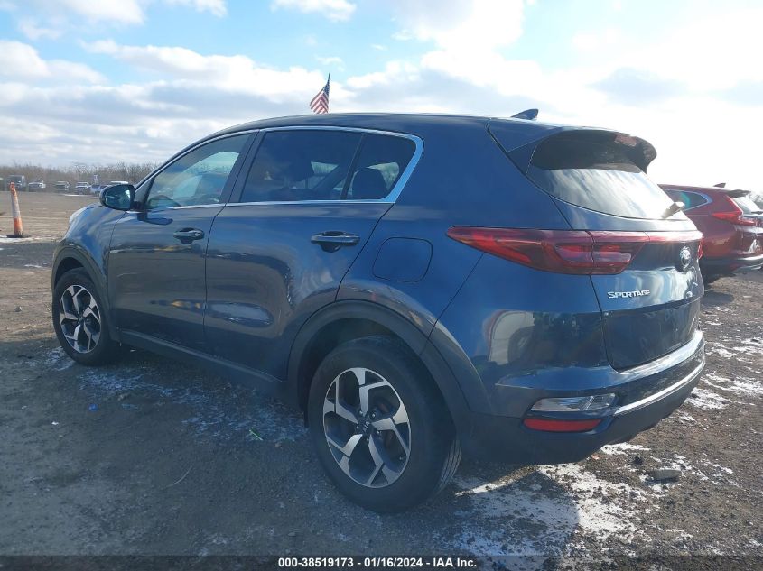 2021 Kia Sportage Lx VIN: KNDPM3AC8M7855622 Lot: 38519173