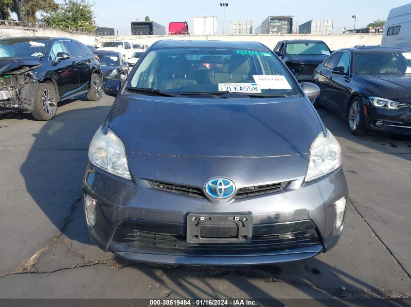 2015 Toyota Prius Three VIN: JTDKN3DU9F1896990 Lot: 38519484