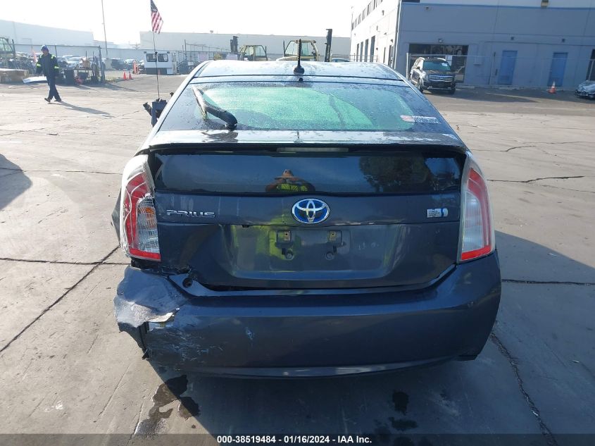 JTDKN3DU9F1896990 2015 Toyota Prius Three