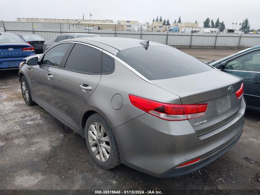 2016 Kia Optima Lx VIN: 5XXGT4L31GG026165 Lot: 38519648