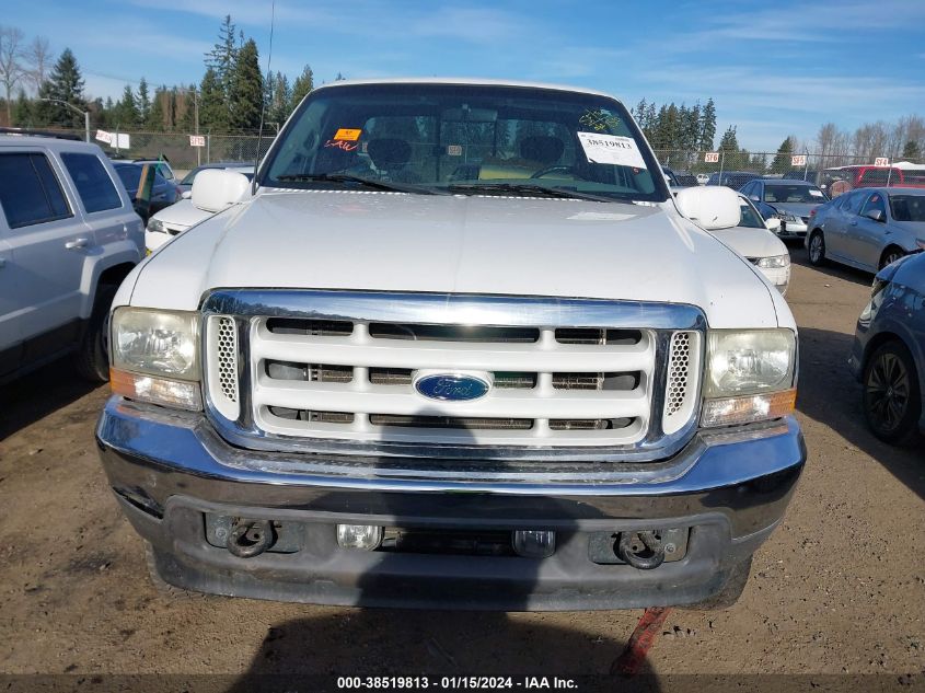 1FTNX21L22EA01680 2002 Ford Super Duty F-250 Lariat/Xl/Xlt