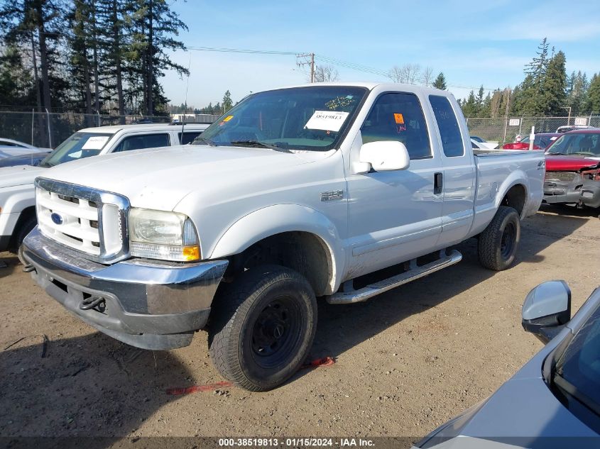 1FTNX21L22EA01680 2002 Ford Super Duty F-250 Lariat/Xl/Xlt