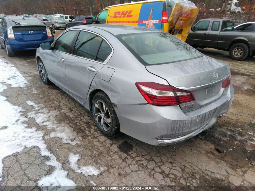 2017 Honda Accord Lx VIN: 1HGCR2F33HA237458 Lot: 38519882