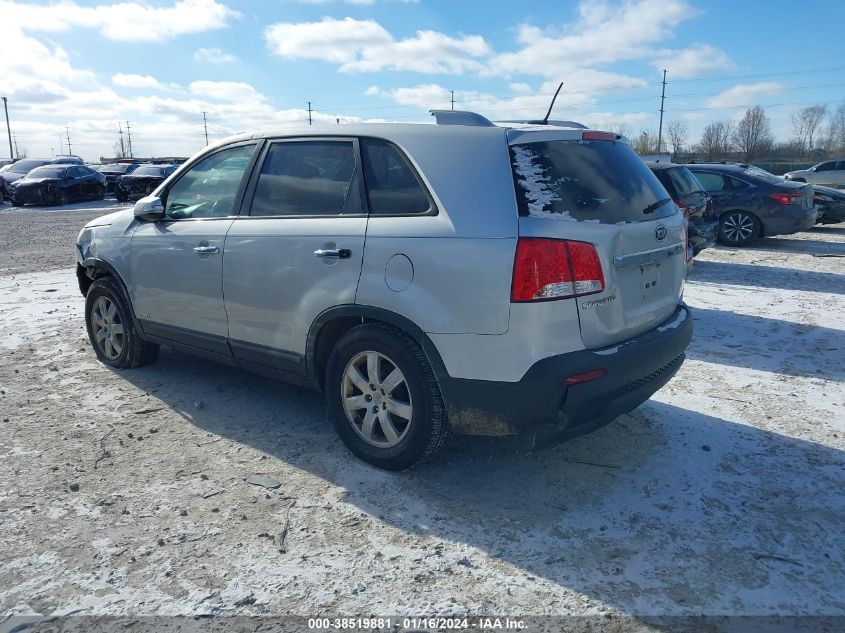 2012 Kia Sorento Lx V6 VIN: 5XYKTDA20CG280816 Lot: 38519881