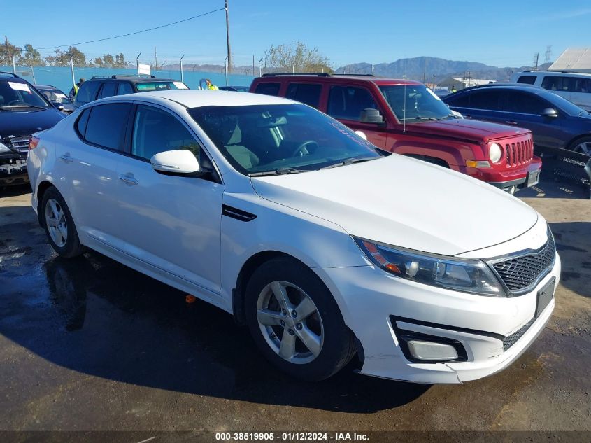 2015 Kia Optima Lx VIN: KNAGM4A76F5563052 Lot: 38519905