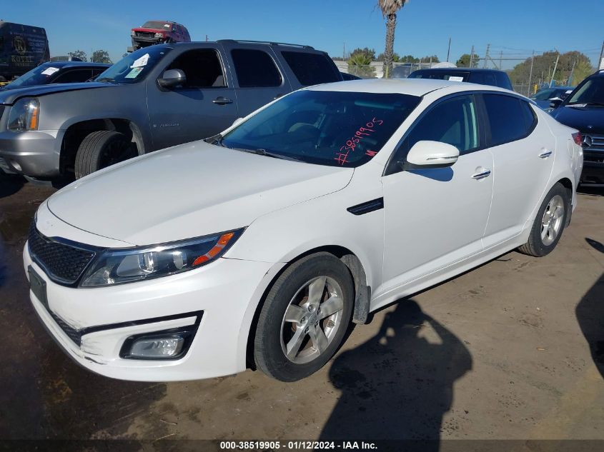 2015 Kia Optima Lx VIN: KNAGM4A76F5563052 Lot: 38519905