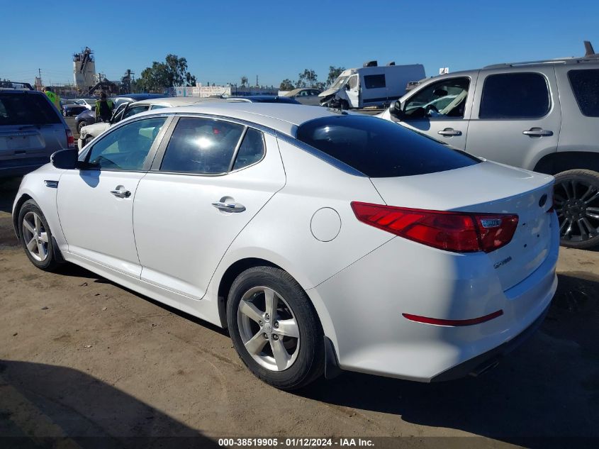 2015 Kia Optima Lx VIN: KNAGM4A76F5563052 Lot: 38519905