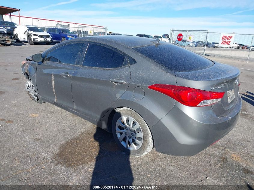 2013 Hyundai Elantra Gls VIN: 5NPDH4AE0DH161288 Lot: 38520174