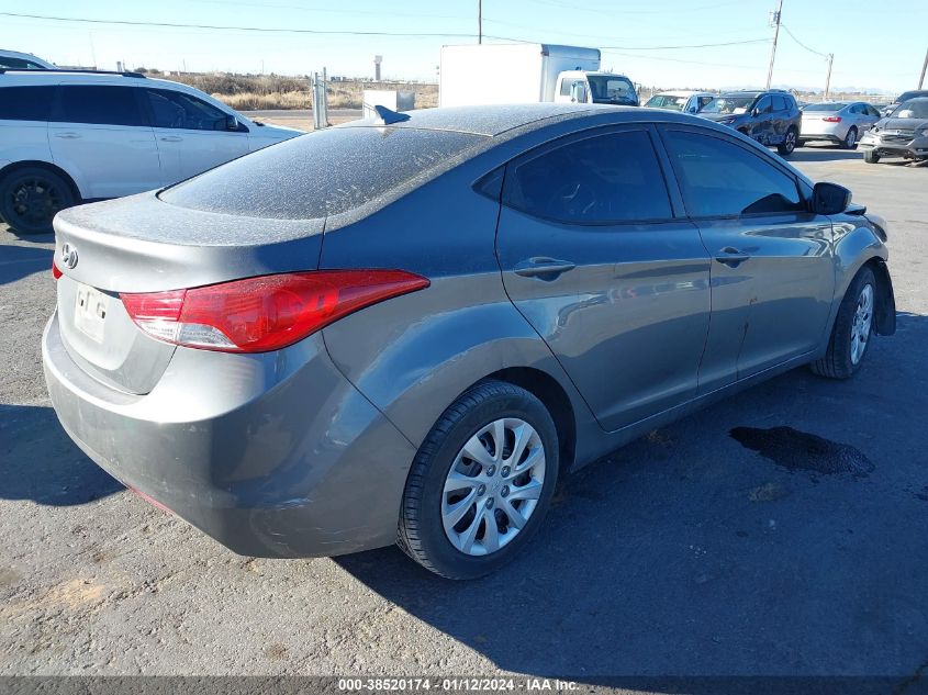 2013 Hyundai Elantra Gls VIN: 5NPDH4AE0DH161288 Lot: 38520174