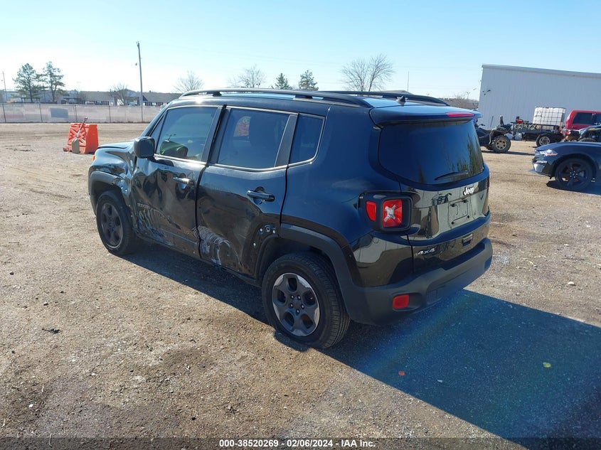VIN ZACCJBAB2JPH85073 2018 JEEP RENEGADE SPORT 4X4