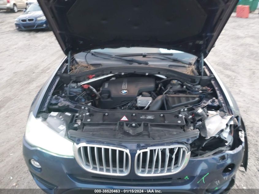 2015 BMW X3 xDrive28I VIN: 5UXWX9C57F0D47921 Lot: 38520463